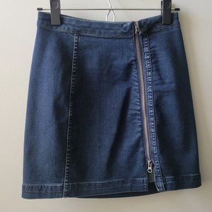 Free People Zip Front Skirt